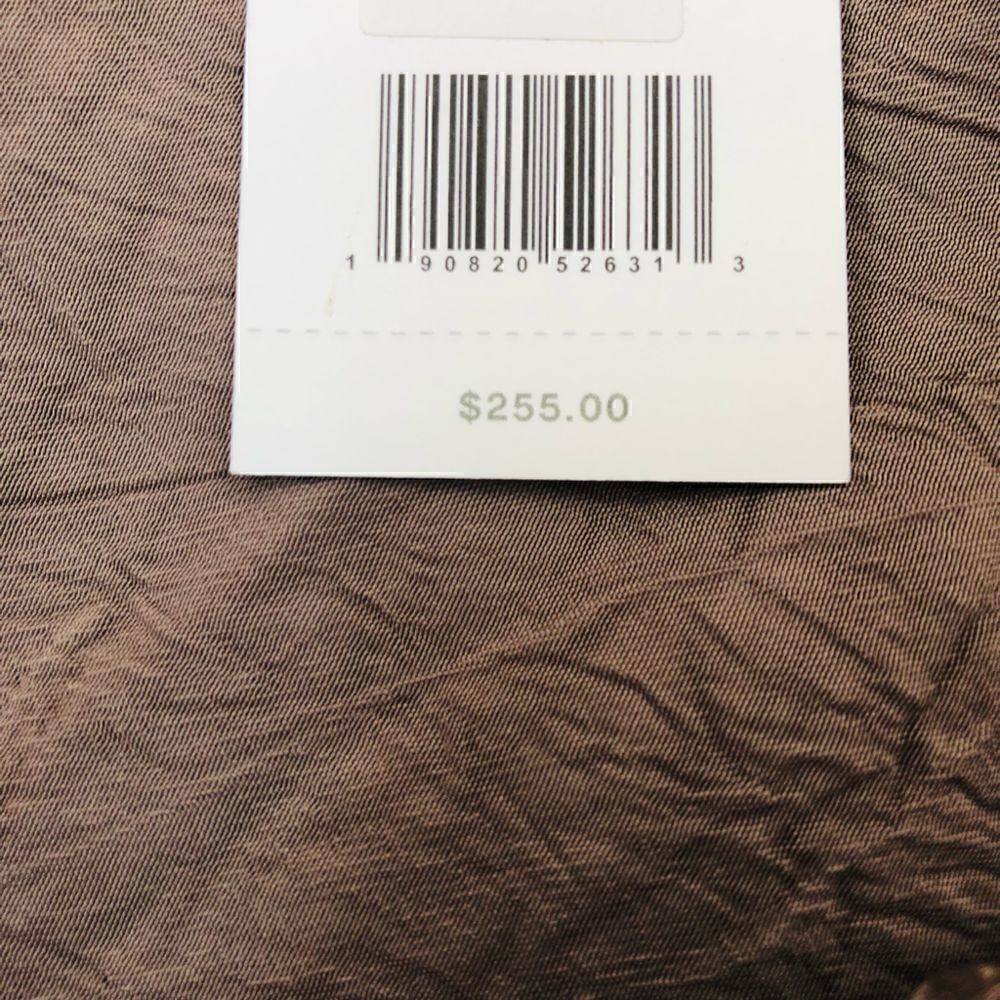 NWT Vince. Asymmetrical Crinkled Satin Skirt Taupe Size Large - Picture 10 of 12